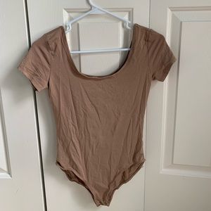 Fashion Nova taupe bodysuit